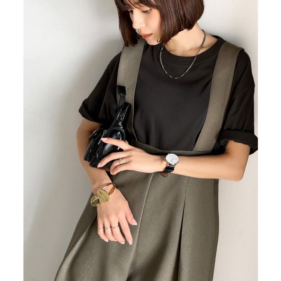 【 クラシカルエルフ classical elf 】オールインワン ワイド パンツ サロペット レディース ワイドシルエット 楽ちん 体型カバー 着やせ効果 上品 | classicalelf | 13