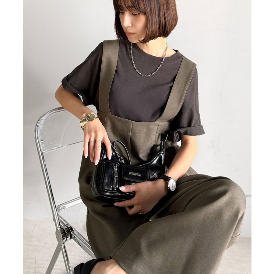 【 クラシカルエルフ classical elf 】オールインワン ワイド パンツ サロペット レディース ワイドシルエット 楽ちん 体型カバー 着やせ効果 上品 | classicalelf | 14