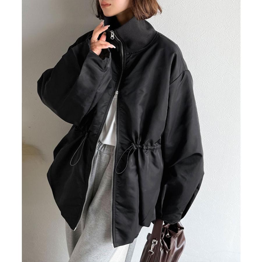 【 クラシカルエルフ classical elf 】アウター ジャケット レディース 華奢見え ボリューム 衿 リブ ウエスト ドロスト バルーン シルエット | classicalelf | 10