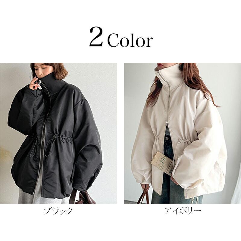 【 クラシカルエルフ classical elf 】アウター ジャケット レディース 華奢見え ボリューム 衿 リブ ウエスト ドロスト バルーン シルエット | classicalelf | 01