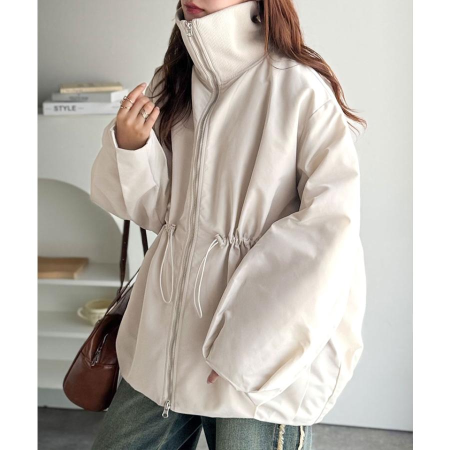 【 クラシカルエルフ classical elf 】アウター ジャケット レディース 華奢見え ボリューム 衿 リブ ウエスト ドロスト バルーン シルエット | classicalelf | 07