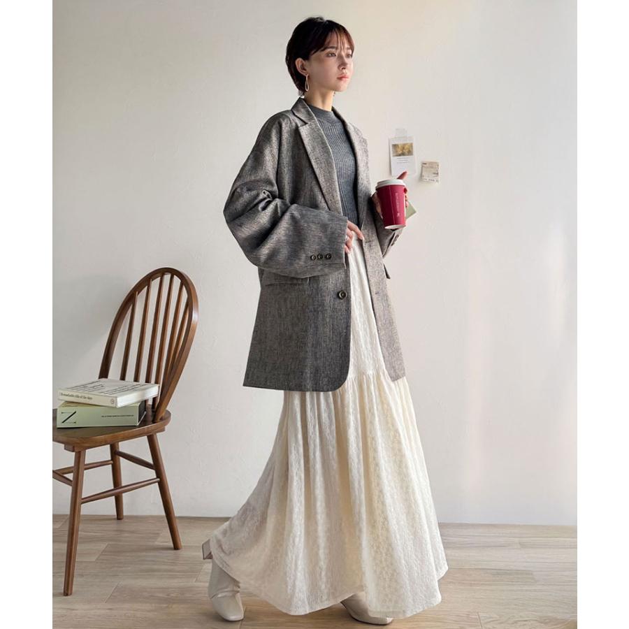 【 クラシカルエルフ classical elf 】 スカート レディース ボトムス ストレッチレース ティアードスカート 上品 フェミニン きれいめ レース生地 | classicalelf | 03