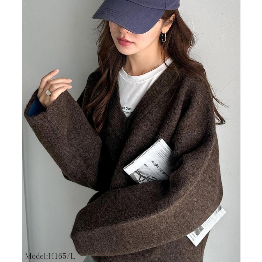 【 クラシカルエルフ classical elf 】ニット レディース 長袖 トップス Vネック プルオーバー 抜け感 すっきり見え 大人カジュアル シンプル | classicalelf | 08