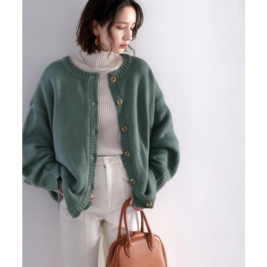 レディース トップス ニット 長袖 大きいサイズ カーディガン 2WAY ビッグシルエット 秋 冬 2020aw | classicalelf | 12