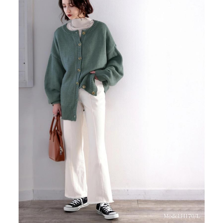 レディース トップス ニット 長袖 大きいサイズ カーディガン 2WAY ビッグシルエット 秋 冬 2020aw | classicalelf | 13