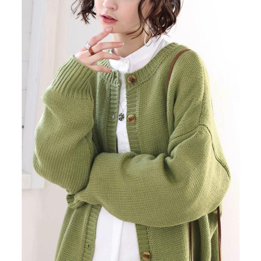 レディース トップス ニット 長袖 大きいサイズ カーディガン 2WAY ビッグシルエット 秋 冬 2020aw | classicalelf | 06