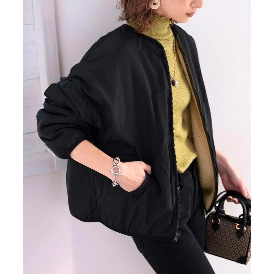 送料無料 リバーシブル ボア ブルゾン 撥水 2way アウター ショート コート ジャケット 軽い 厚手 ボリューム 夏物 夏コーデ Cl4000 Classical Elf Xxs 5lまで取扱 通販 Yahoo ショッピング