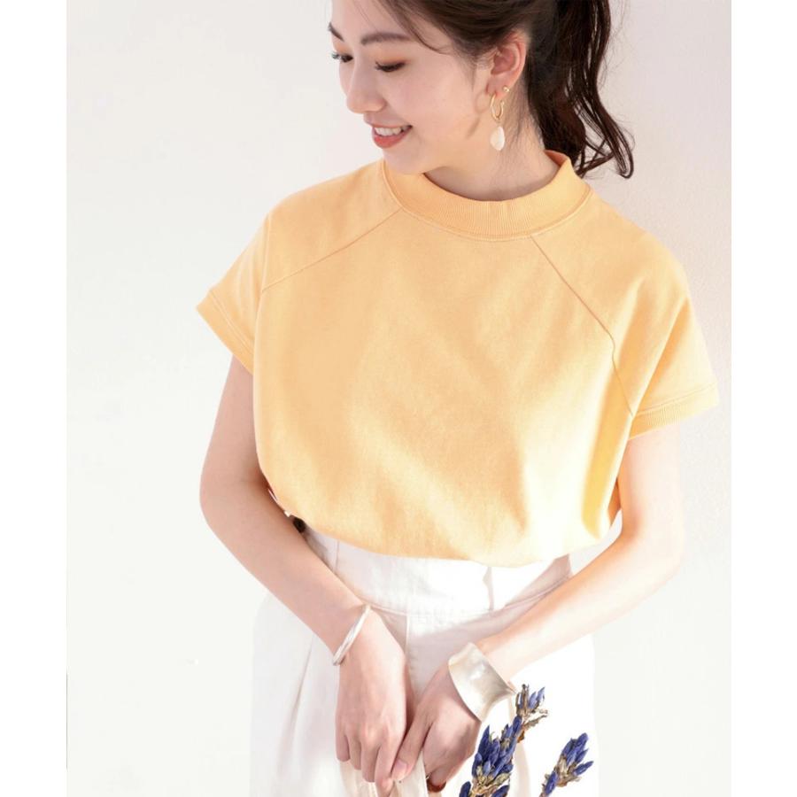 メール便 cl5015 クルーネックt モックネック 無地t フレンチラグラン 夏 初夏 新作 シンプル 半袖 | classicalelf | 15