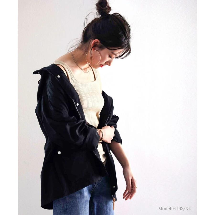 メール便 リブ タンクトップ 2way 袖なし キャミソール 吸湿速乾 ノースリーブ レイヤード 重ね着 ワンマイルウェア | classicalelf | 11