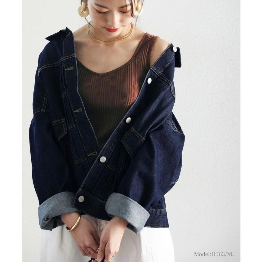 メール便 リブ タンクトップ 2way 袖なし キャミソール 吸湿速乾 ノースリーブ レイヤード 重ね着 ワンマイルウェア | classicalelf | 06