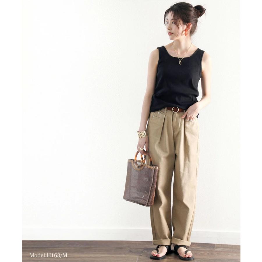 デニム ワイドパンツ ハイウエスト ゆったり  ジーンズ ジーパン ワイドデニム | classicalelf | 06