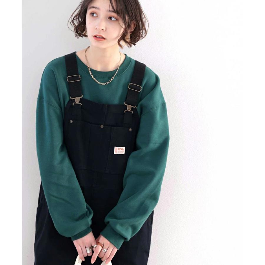 《JaVaジャバ コラボ》【family+】 レディース 大きいサイズ オーバーオール サロペット オーバーサイズ ゆったり ワイドシルエット ワークポケット | classicalelf | 11