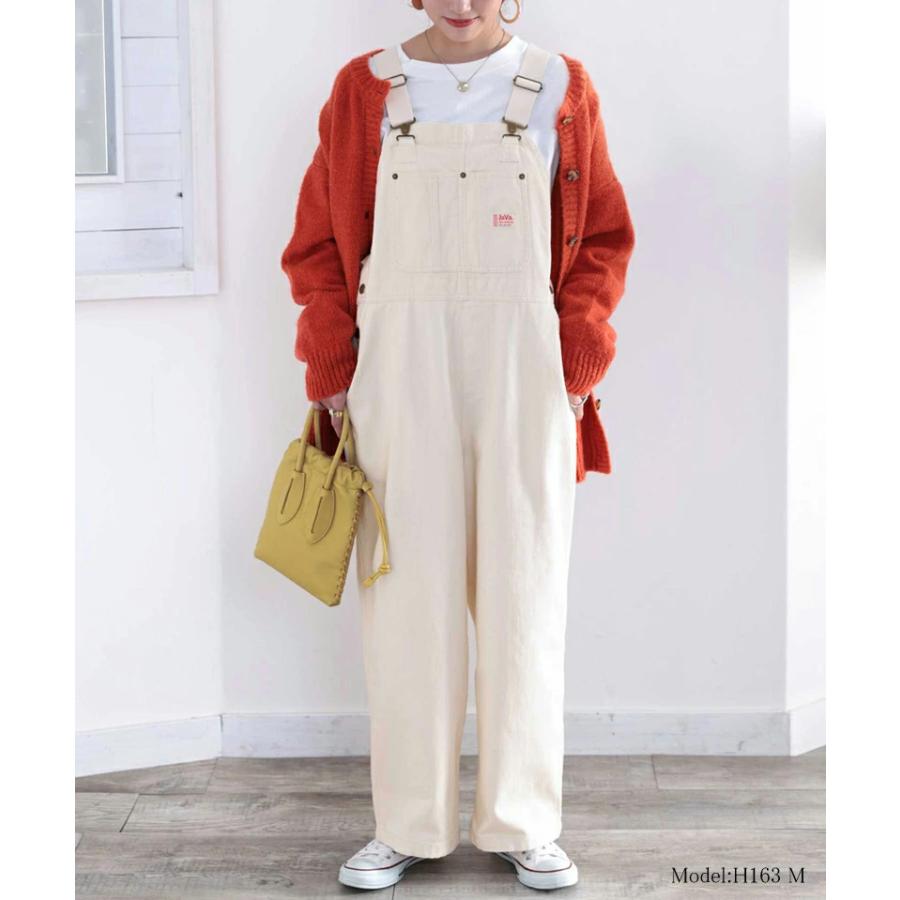 《JaVaジャバ コラボ》【family+】 レディース 大きいサイズ オーバーオール サロペット オーバーサイズ ゆったり ワイドシルエット ワークポケット | classicalelf | 02