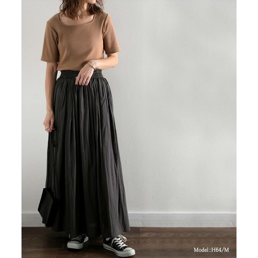 メール便  コットン 五分袖トップス 半袖 Tシャツ カットソー カジュアル きれいめ トレンド | classicalelf | 10