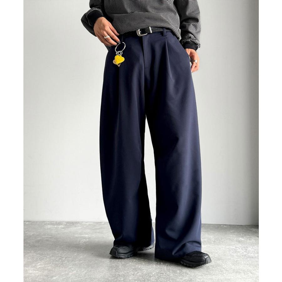 【Classical Origin】 ボトムス パンツ メンズ カーブライン ワンタック スラックス Curved Line One-Tuck Slacks 大きいサイズ 秋 冬 2025aw | classicalelf | 13