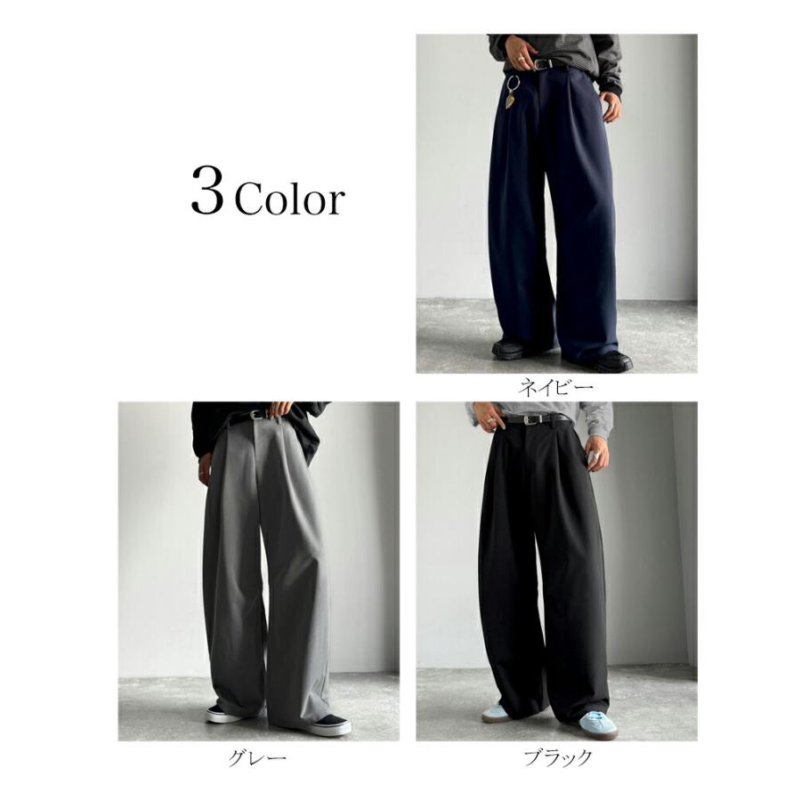 【Classical Origin】 ボトムス パンツ メンズ カーブライン ワンタック スラックス Curved Line One-Tuck Slacks 大きいサイズ 秋 冬 2025aw | classicalelf | 01