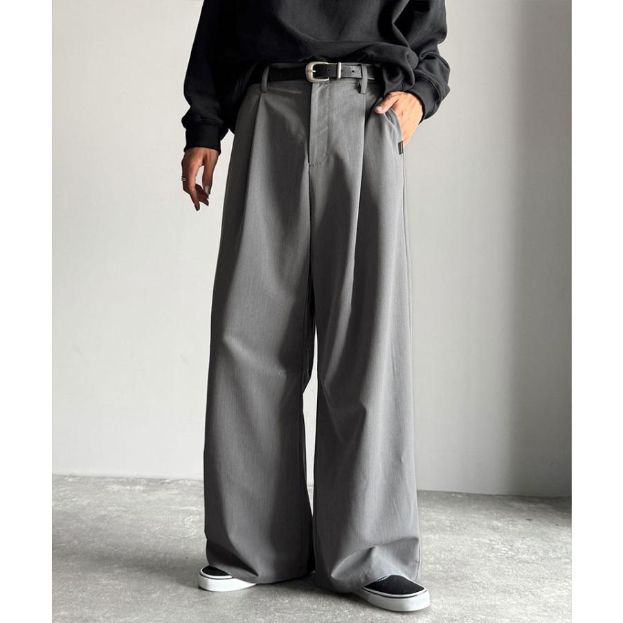 【Classical Origin】 ボトムス パンツ メンズ カーブライン ワンタック スラックス Curved Line One-Tuck Slacks 大きいサイズ 秋 冬 2025aw | classicalelf | 08