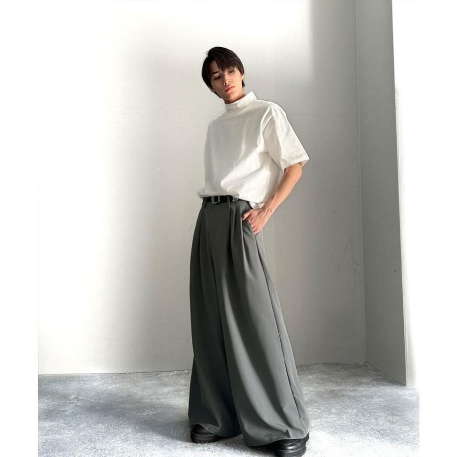 【Classical Origin】 メンズ ボトム スラックス 上品 キレイ目 落ち感 Y2K 短丈 ショート丈 股下長め りラックス 春 夏 2025SS クラシカルオリジン | classicalelf | 08