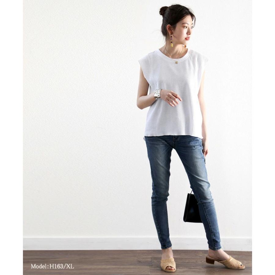 Tシャツ カットソー メール便 送料無料 ワッフル フレンチスリーブ Tシャツ サーマル ノースリーブ 夏物 夏コーデ Ctl005 Classical Elf Xxs 5lまで取扱 通販 Yahoo ショッピング