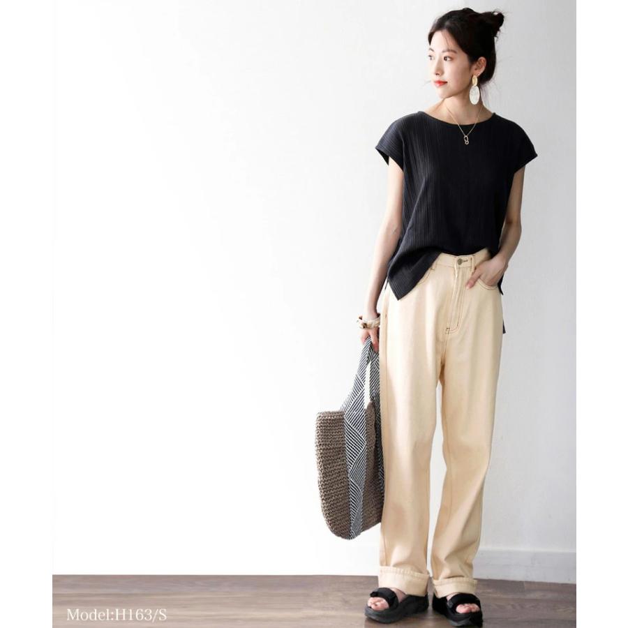 ゆったり 大人 ハイウエスト SML 深めの股上でゆったりサルエル風 古着風 メンズ | classicalelf | 02