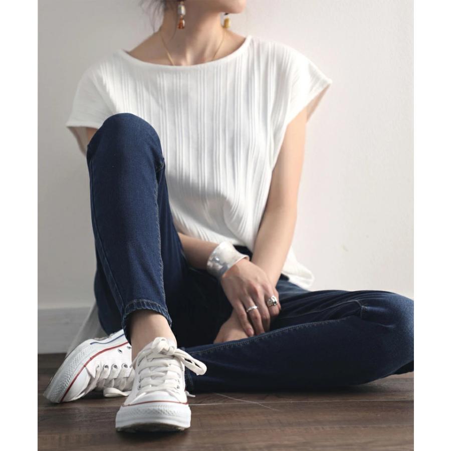 スキニー ゆったり ストレッチ シルエット 大人 ストレート デニム きれいめ ボトムス ジーンズ 大きいサイズ 小さいサイズ | classicalelf | 14