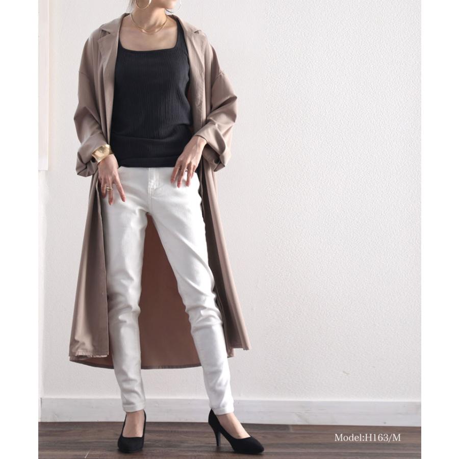 スキニー ゆったり ストレッチ シルエット 大人 ストレート デニム きれいめ ボトムス ジーンズ 大きいサイズ 小さいサイズ | classicalelf | 17