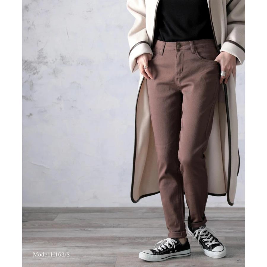 スキニー ゆったり ストレッチ シルエット 大人 ストレート デニム きれいめ ボトムス ジーンズ 大きいサイズ 小さいサイズ | classicalelf | 05