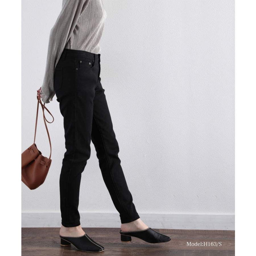 スキニー ゆったり ストレッチ シルエット 大人 ストレート デニム きれいめ ボトムス ジーンズ 大きいサイズ 小さいサイズ | classicalelf | 09