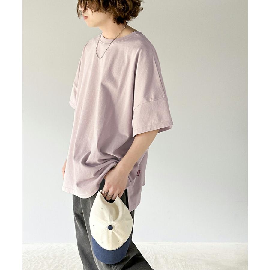 【sustaina+】《javaジャバコラボ》 トップス Tシャツ メンズ オーガニック コットン混 綿100% 前後 2way ステッチ 刺繍 半袖 男女兼用 | classicalelf | 12