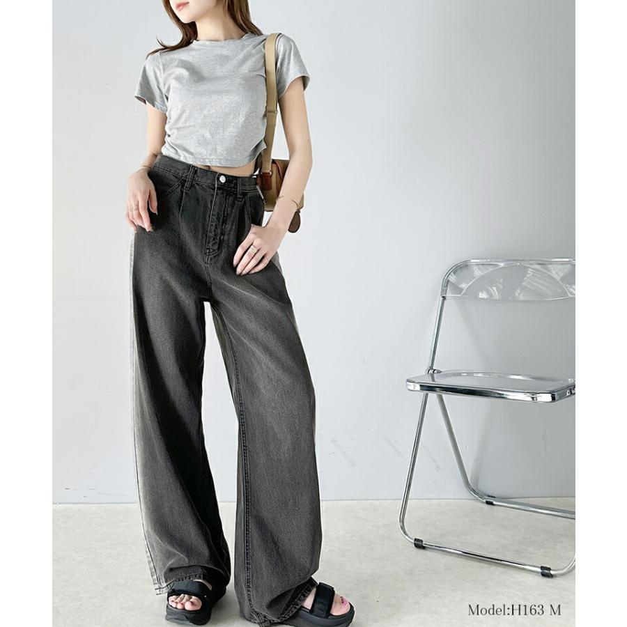 《javaジャバコラボ》 ボトムス パンツ メンズ サイド ブリーチ ライン ワイド デニムパンツ ヴィンテージライク オールシーズン 男女兼用 | classicalelf | 05