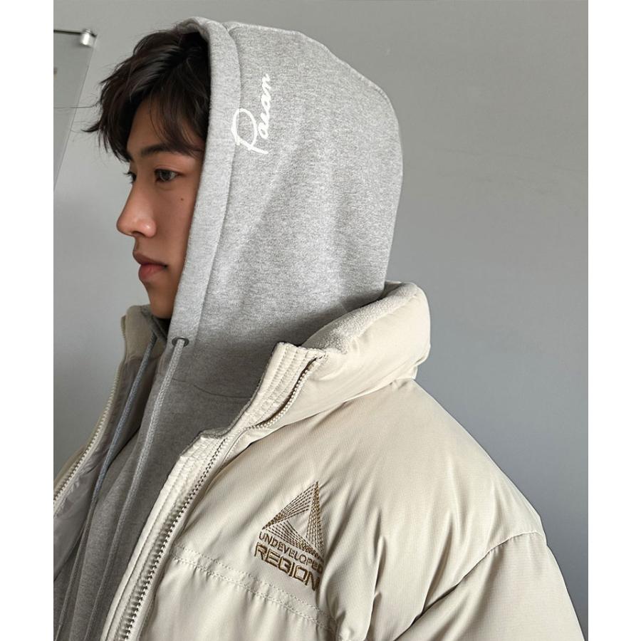 《java ジャバコラボ》 トップス パーカー メンズ ランダム ロゴ 刺繍 裏起毛パーカー 男女兼用 ユニセックス レディース ゆるっと オーバーサイズ | classicalelf | 03