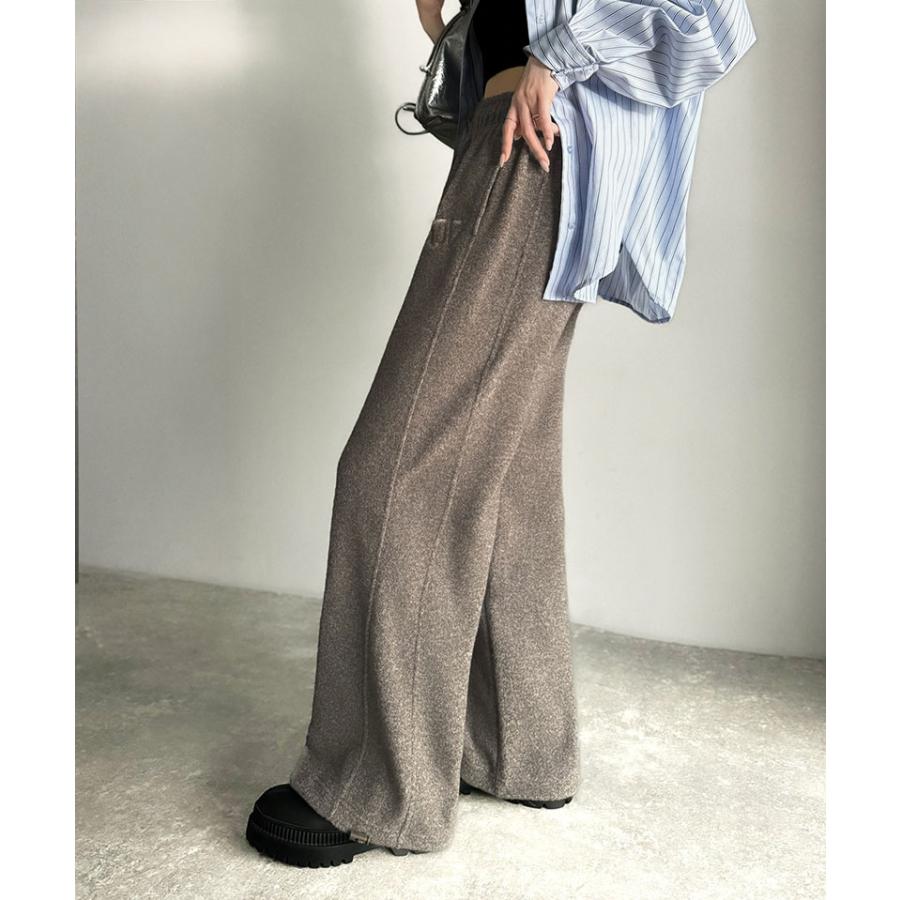 《java ジャバコラボ》ボトムス パンツ レディース メンズ スウェット フリースパンツ 裾ドロスト ロゴ刺繍 お洒落 暖かい 男女兼用 男女お揃い | classicalelf | 08