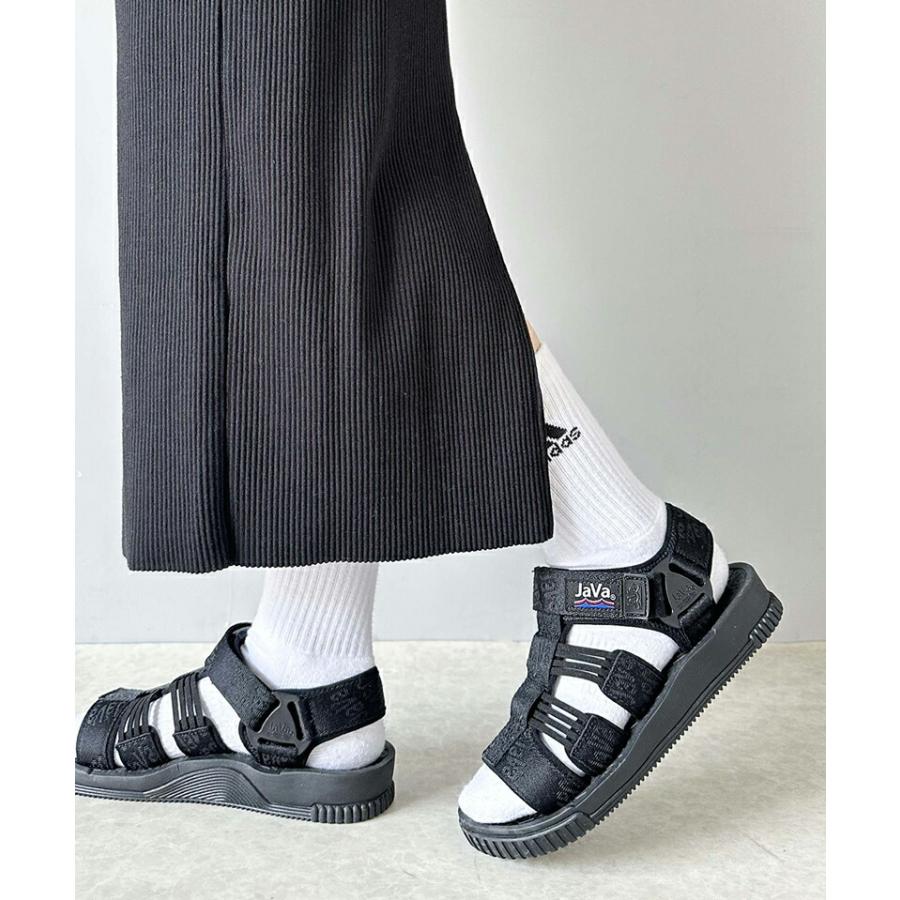 《javaジャバコラボ》 靴 サンダル レディース メッシュ ゴム ベルト グルカ・グラディエーター 風 厚底 軽量 アウトドア デイリー 男女兼用 | classicalelf | 06