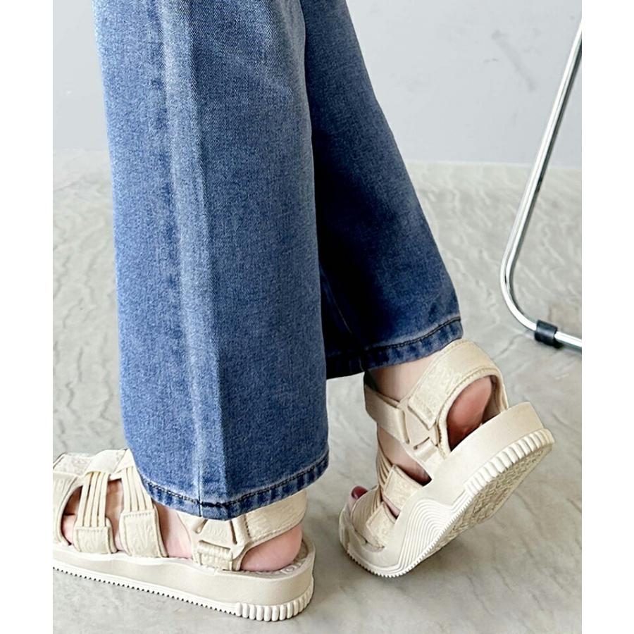 《javaジャバコラボ》 靴 サンダル レディース メッシュ ゴム ベルト グルカ・グラディエーター 風 厚底 軽量 アウトドア デイリー 男女兼用 | classicalelf | 09