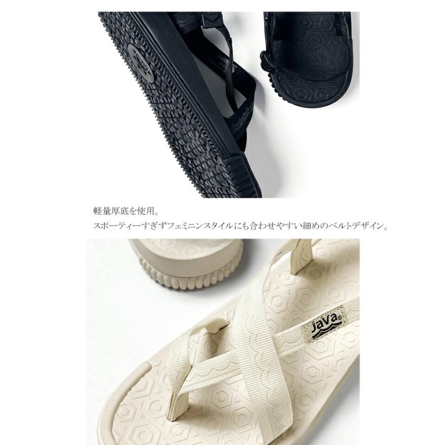 《javaジャバコラボ》 靴 サンダル レディース クロス ストラップ ゴム ホールド 機能付き 軽量 厚底 デイリー アウトドア 旅行 男女兼用 | classicalelf | 11