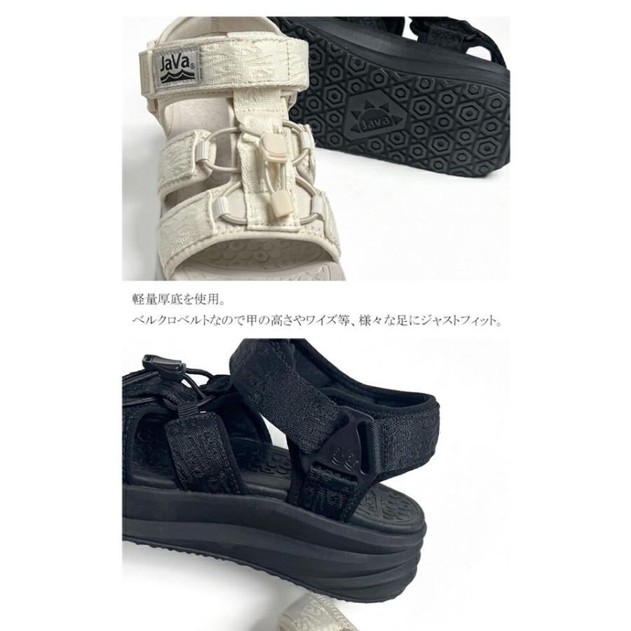 《javaジャバコラボ》 靴 サンダル レディース 厚底 ベルクログルカ 風 ストラップサンダル 男女兼用 ユニセックス メンズ アウトドア デイリー | classicalelf | 16