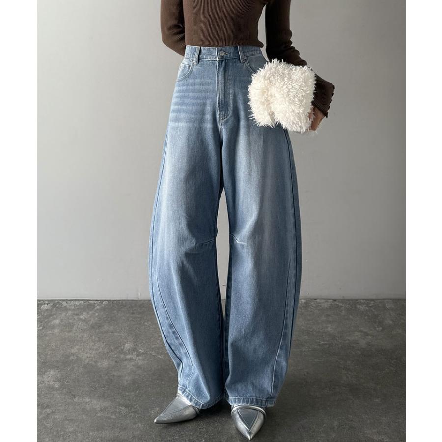 《java ジャバコラボ》 ボトムス レディース 秋冬 パンツ しなやか 曲線 美脚見せ カーブパンツ ワイド ウエスト 後ろ ゴム 大きいサイズ 秋 冬 | classicalelf | 10