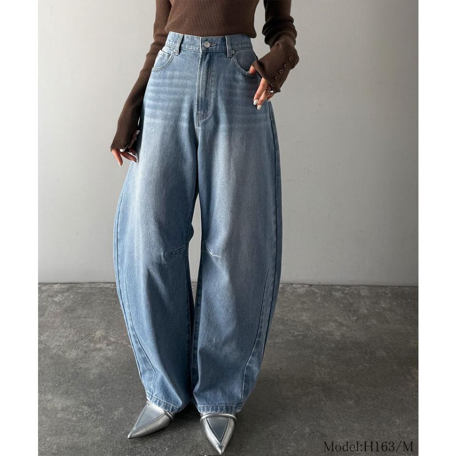 《java ジャバコラボ》 ボトムス レディース 秋冬 パンツ しなやか 曲線 美脚見せ カーブパンツ ワイド ウエスト 後ろ ゴム 大きいサイズ 秋 冬 | classicalelf | 07