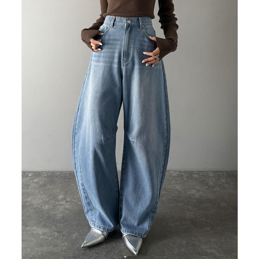 《java ジャバコラボ》 ボトムス レディース 秋冬 パンツ しなやか 曲線 美脚見せ カーブパンツ ワイド ウエスト 後ろ ゴム 大きいサイズ 秋 冬 | classicalelf | 09