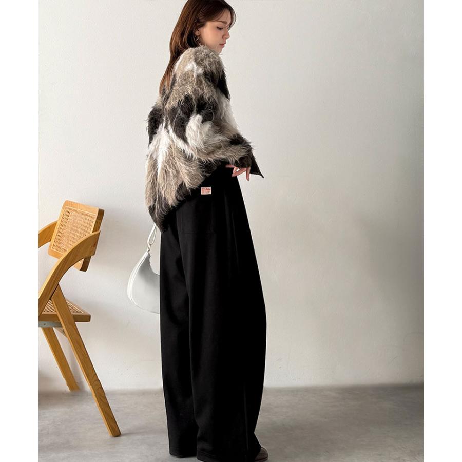 《java ジャバコラボ》 スウェットパンツ レディース きれいめ ボトムス パンツ ワイドパンツ ヘビーウェイト生地 ルーズ 上品 こなれ感 ゆとり 柔らか | classicalelf | 04