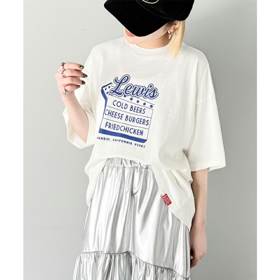 《javaジャバコラボ》トップス Tシャツ レディース 綿100％ ダイナープリント ヴィンテージ ピグメント ビッグ Tee 男女兼用 ユニセックス メンズ | classicalelf | 07