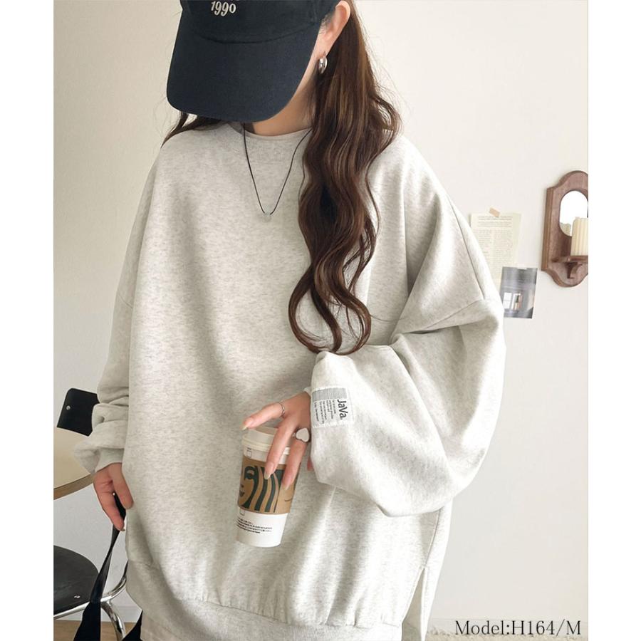 《java ジャバコラボ》 スウェット レディース トップス 裏起毛 ワイド ネック ビックスウェット タグ付き 長袖 大きいサイズ 秋 冬 2025aw | classicalelf | 12