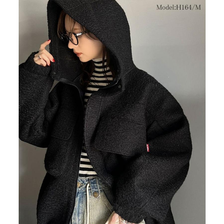 【新品未使用】kubosanmade 冬のVカラージャケット　BLACK セットアップ対応】Easy Active Wear ストレッチ ジャケット （綿