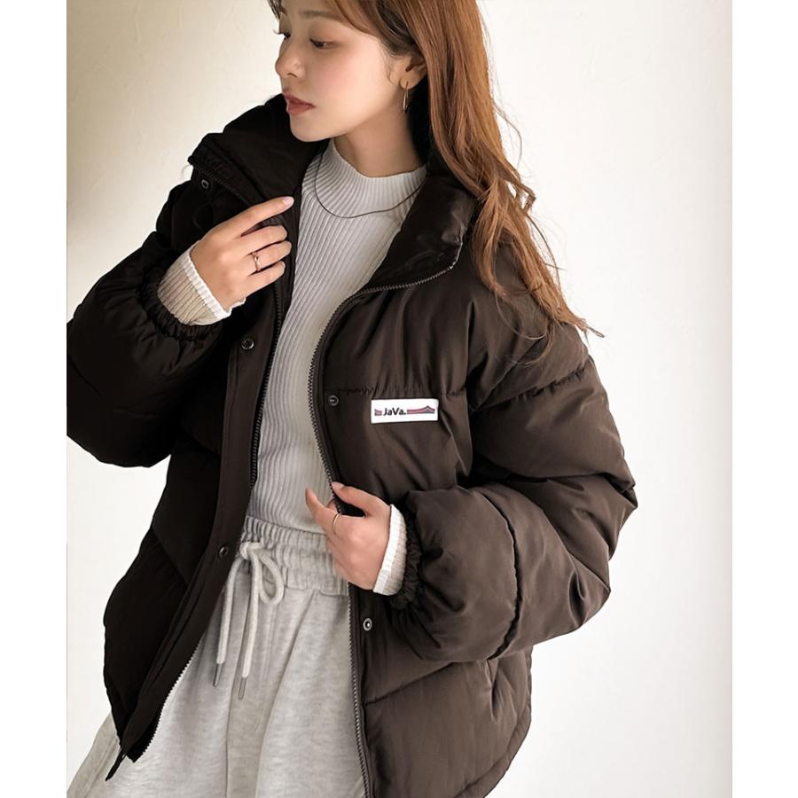 《java ジャバコラボ》 ダウンジャケット レディース 大きいサイズ コート ショート丈 スタンドネック 中綿 ダウンジャケット 男女兼用 ユニセックス | classicalelf | 11