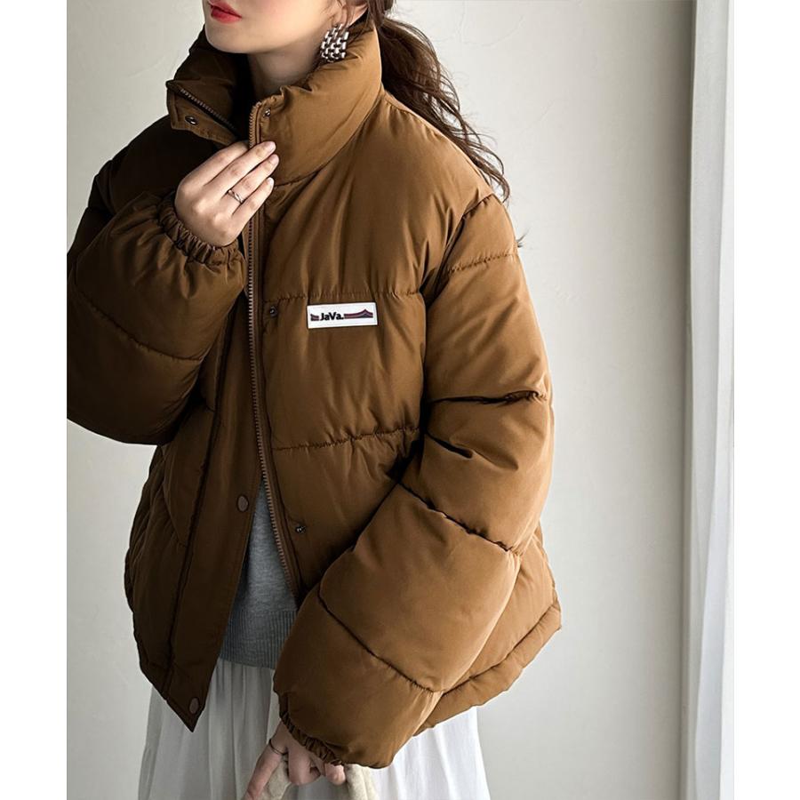 《java ジャバコラボ》 ダウンジャケット レディース 大きいサイズ コート ショート丈 スタンドネック 中綿 ダウンジャケット 男女兼用 ユニセックス | classicalelf | 14