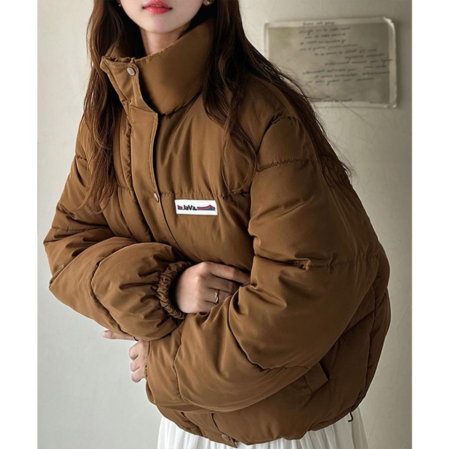 《java ジャバコラボ》 ダウンジャケット レディース 大きいサイズ コート ショート丈 スタンドネック 中綿 ダウンジャケット 男女兼用 ユニセックス | classicalelf | 15