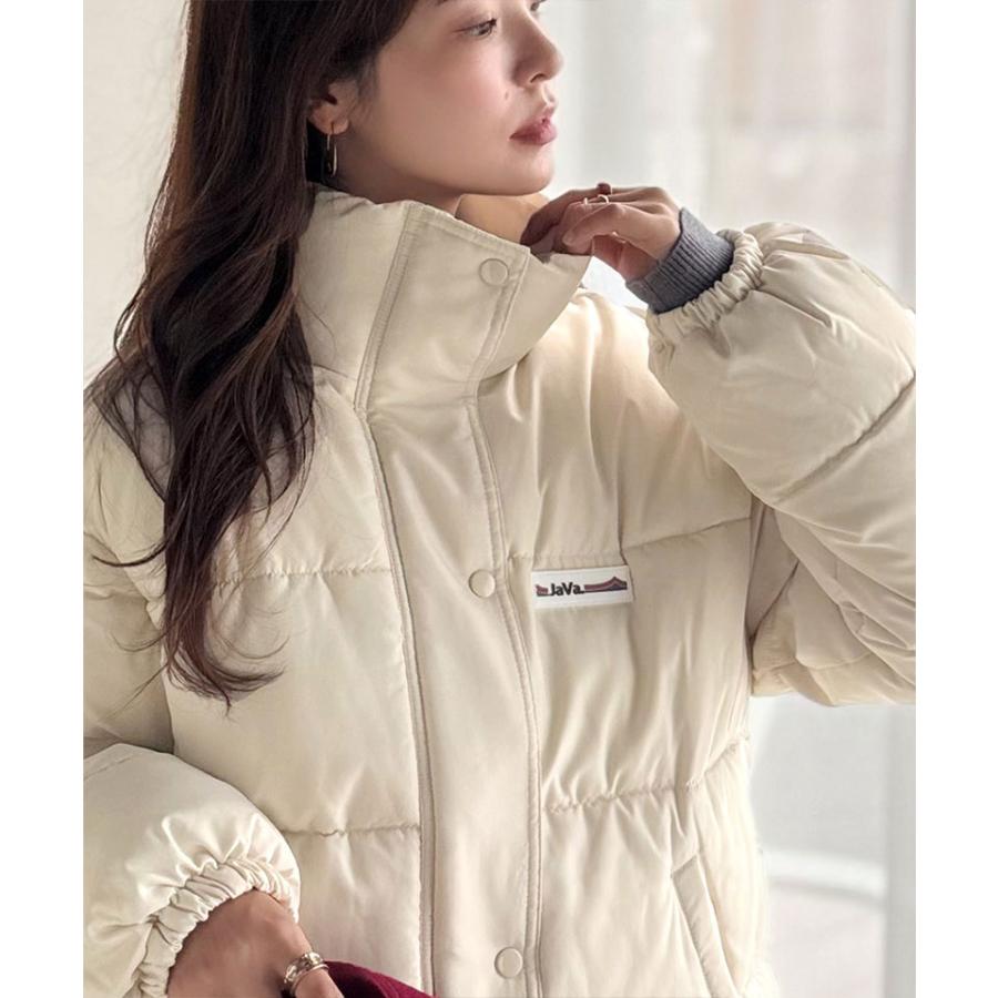 《java ジャバコラボ》 ダウンジャケット レディース 大きいサイズ コート ショート丈 スタンドネック 中綿 ダウンジャケット 男女兼用 ユニセックス | classicalelf | 05