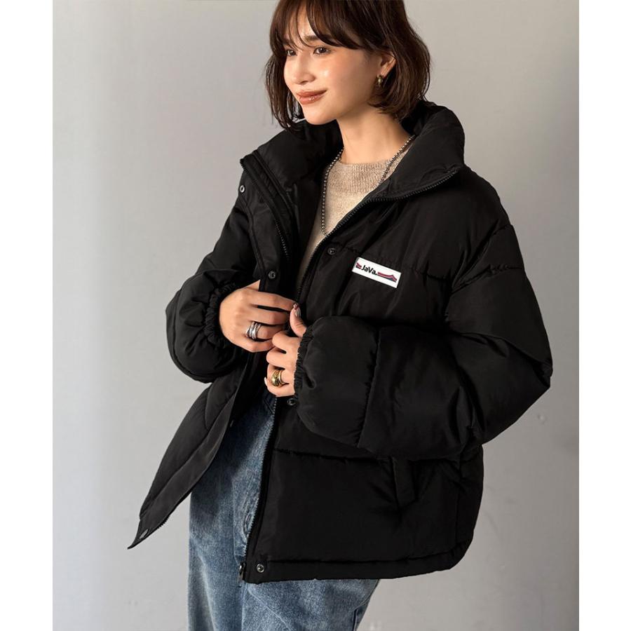 《java ジャバコラボ》 ダウンジャケット レディース 大きいサイズ コート ショート丈 スタンドネック 中綿 ダウンジャケット 男女兼用 ユニセックス | classicalelf | 07