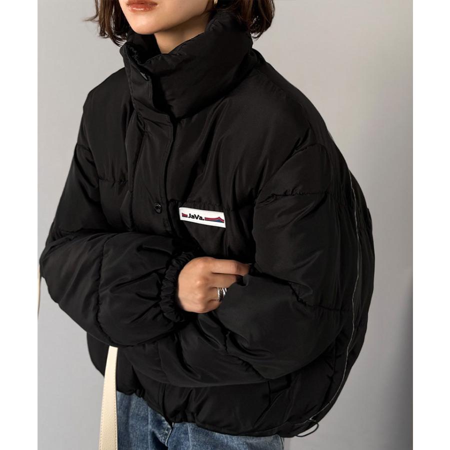《java ジャバコラボ》 ダウンジャケット レディース 大きいサイズ コート ショート丈 スタンドネック 中綿 ダウンジャケット 男女兼用 ユニセックス | classicalelf | 09
