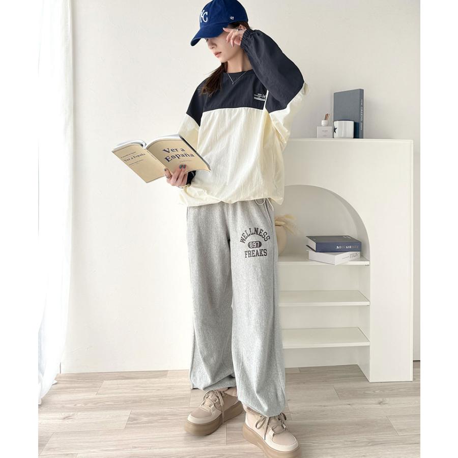 《javaジャバコラボ》 トップス Tシャツ レディース 裾 ドロスト バイカラー シアー プルオーバー ロングシーズン レイヤードコーデ ゆるっと | classicalelf | 14